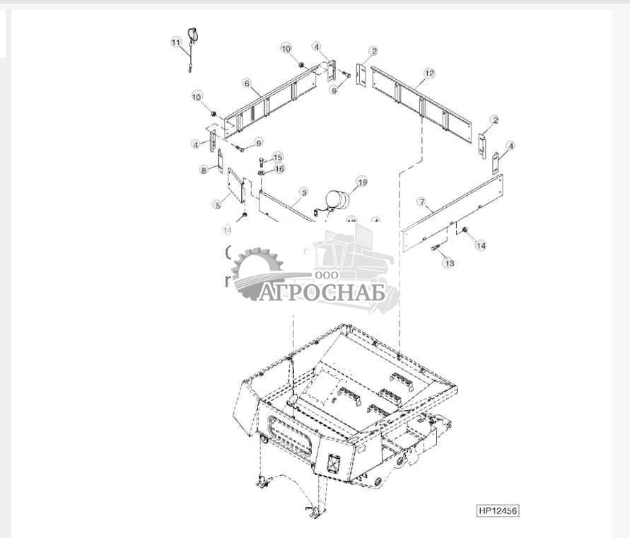 Надставки зернобункера 